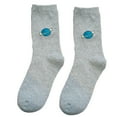 thumbnail image 3 of Autumn Winter Funny Cartoon Solid Color Elastic Cotton Middle Tube Crew Socks, 3 of 8