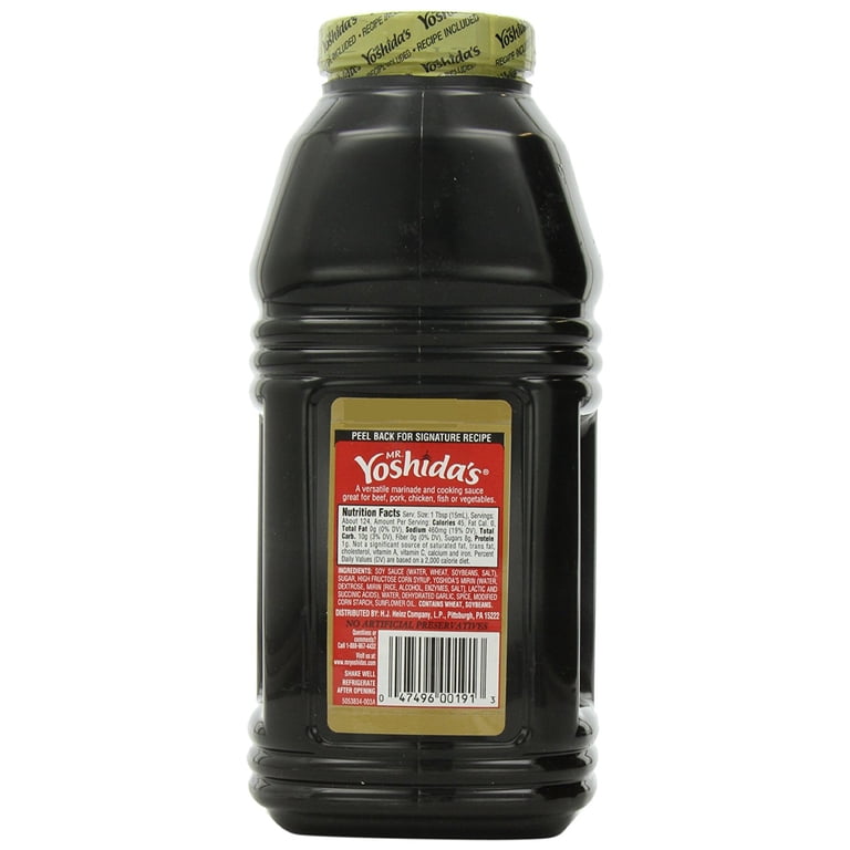 Yoshida's Marinade, Sweet and Savory Asian Sauce, 86 oz, Versatile