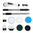 thumbnail image 2 of Brosse Rotative Sans Fil, Brosse Rotative Électrique Étanche Réglable 25W avec Tige d'Extension Détachable pour Voiture, 2 of 7
