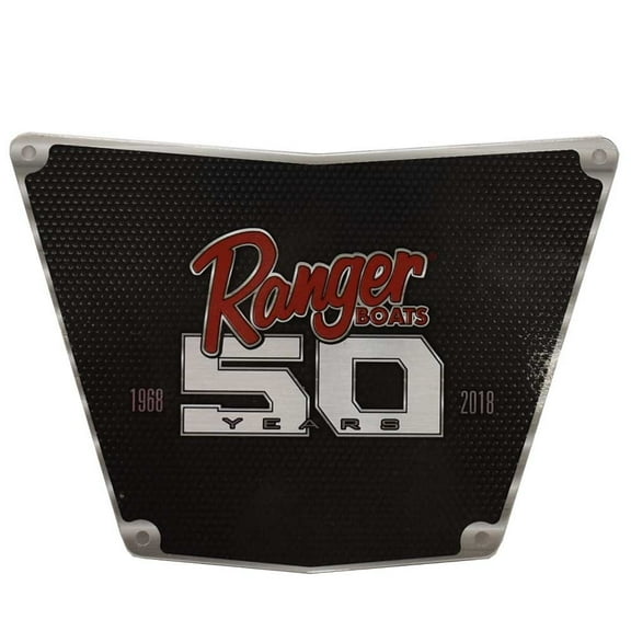 Ranger Boat Panel Badge 308605 | 50 Year Anniversary Aluminum