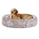 thumbnail image 1 of Cama ovalada calmante para perros Coohom con forma de dona, de piel sintética, lavable, redonda, para mascotas (76,2 cm/91,4 cm) para perros pequeños y medianos (XL (91,4 x 68,6 x 17,8 cm), color marr, 1 of 5