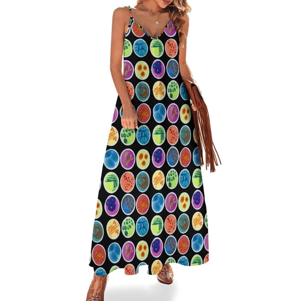 Vestido sin mangas con placas de Petri Ropa de playa