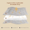 thumbnail image 4 of Queen Size Comforters Duvet Insert, Soft Down Alternative with Corner Tabs, Quilted Comforters for All Seasons, Machine Washable, Queen 88 x 88 inches, 4 of 8