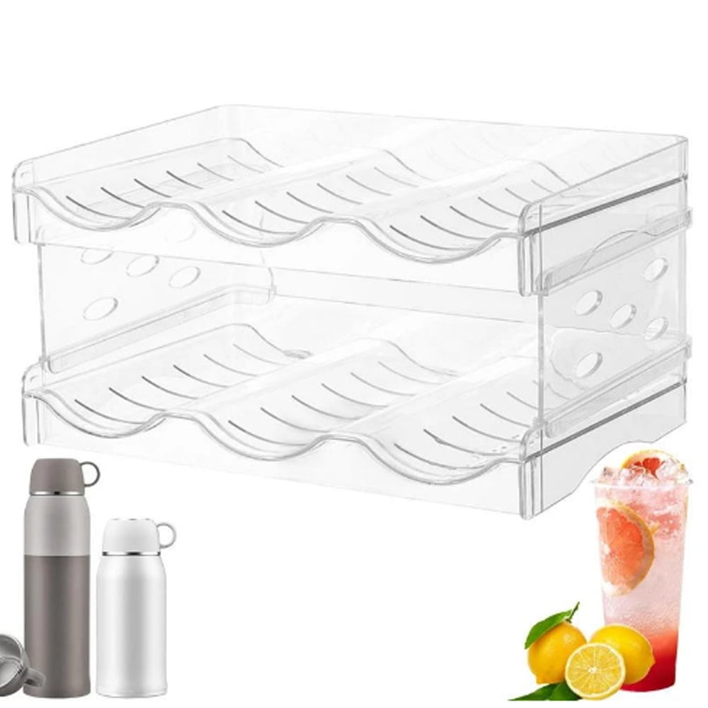 Water Bottle Organizer Stackable Kitchen Pantry Organization Storage