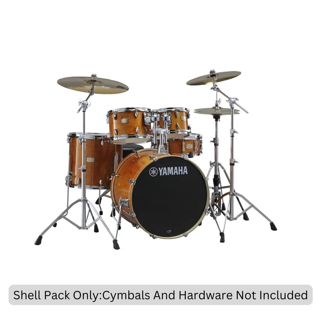 Yamaha Stage Custom Birch, 5 Piece Shell Kit with 22" Bass Drum Honey Amber