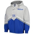 thumbnail image 2 of Men's Mitchell & Ness Gray/Royal Kentucky Wildcats Throw It Back Retro Full-Zip Windbreaker Jacket, 2 of 3