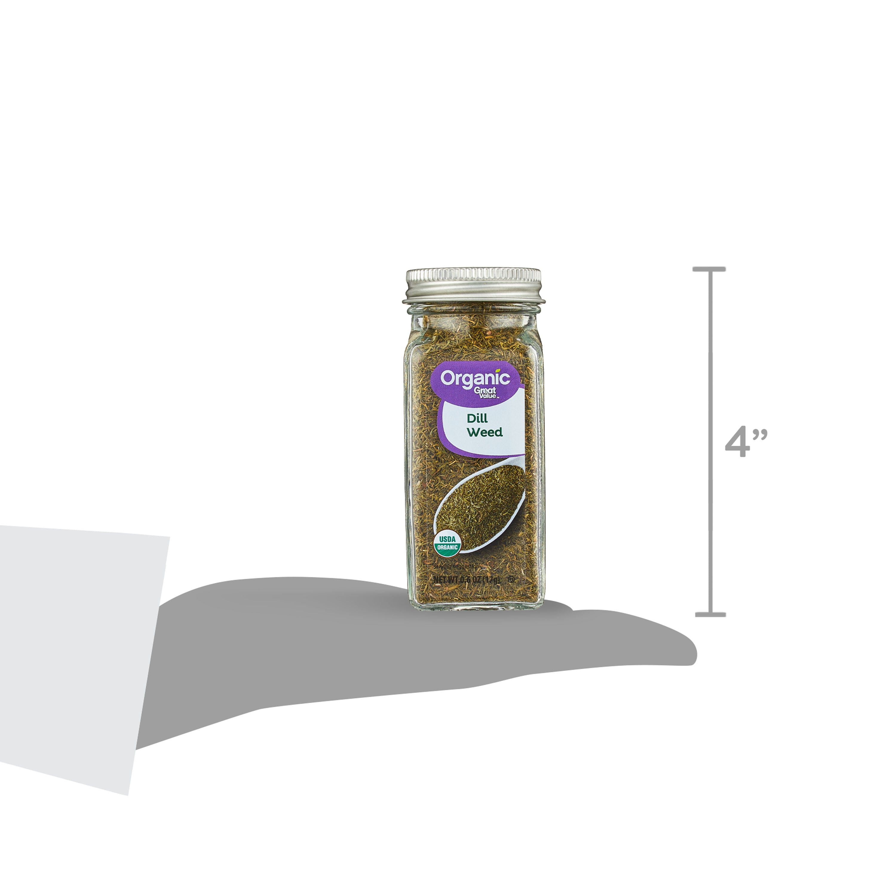 Great Value Organic Dill Weed, 0.6 oz