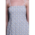 thumbnail image 3 of Bimba Leaves & Clover Flower Damask Bimba Print Women Smocked Bodice Beach Sun Dress-XXX-Large, 3 of 7