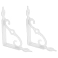 thumbnail image 2 of 2Pcs Floating Shelf Bracket Wall Storage Holder Metal Household Shelving, 2 of 8