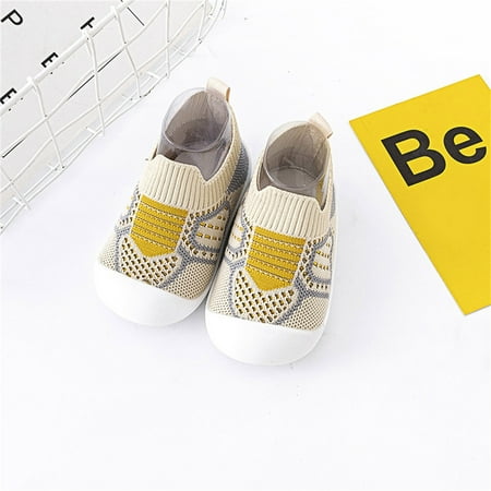 

ãYilirongyummã Baby Shoes Toddler Kids Baby Boys Girls Shoes First Walkers Breathable Soft Antislip Wearproof Crib Shoes Prewalker