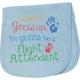 thumbnail image 2 of Inktastic Flight Attendant Future Baby Burp Cloth, 2 of 3