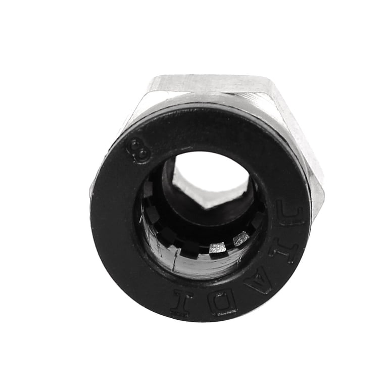 8mm To M10 Push In Pneumatic Air Quick Connect Tube Fitting Coupler 10pcs