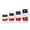 4PC-B, variant on 4th of July Star Flag Electronic Candle Lamp - Simulation Flame Decorative Light Soft Glowing Ambience Lamp for Independence Day Home Indoor Holiday Atmospheres Decoration