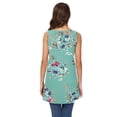 thumbnail image 3 of Anygrew Womens Summer Casual T-Shirt V-Neck Sleeveless Tunic Tops for Leggings Loose Blouse Shirt, 3 of 8