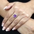 thumbnail image 5 of Amethyst Quartz Women Jewelry 925 Sterling Silver Ring, 5 of 9