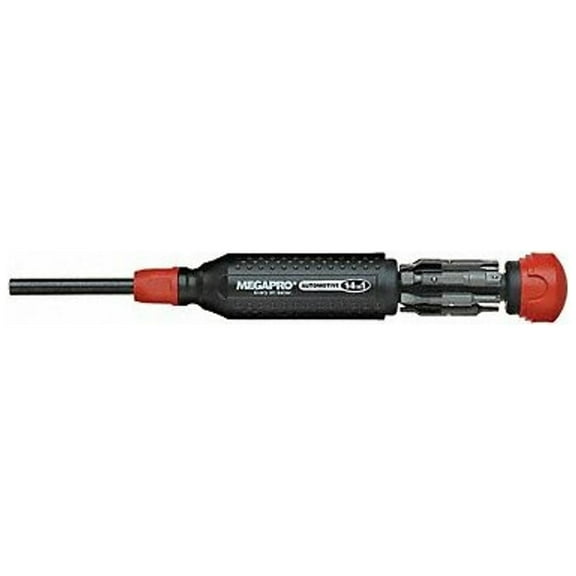 Megapro Multi-Bit Screwdriver, NumBits 6 151AUTO-B