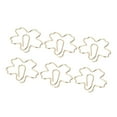 thumbnail image 4 of Oubit Office Supplies,100pcs Gold Paper Clips Fun Paper Clips Shaped Paper Clips Rugged and Tough, 4 of 9