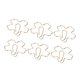 thumbnail image 4 of Clips de papel con forma, 100 clips de papel dorados Clips de papel dorados Mini clips de papel Características líderes en su clase, 4 of 9
