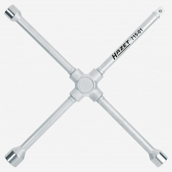 Hazet 715-01 Four-way rim wrench 17 x 19 x 22mm x 1/2" square