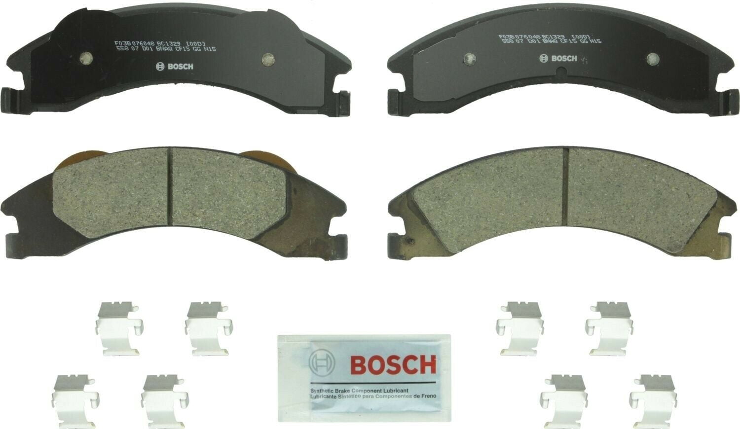 Bosch Quiet Cast Ceramic w/Hardware Brake Pad Set Fits select: 2008-2017 FORD ECONOLINE