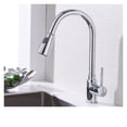 thumbnail image 1 of Kitchen Faucets Silver Single Handle Pull Out Kitchen Tap Single Hole Handle Swivel 360 Degree Water Mixer Tap Mixer Tap ,Effortless Installation, 1 of 7