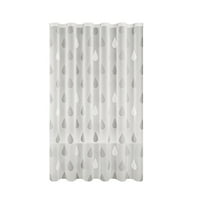 Hiroekza Shower Curtain Liner Waterproof EVA Material Antimicrobial Mold & Mildew Resistant Washable Fabric for Bathroom Dorm Hotel Spa 70.7x47.2in White