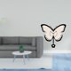 thumbnail image 2 of Elegante Mural De Pared Con Diseño De Enredaderas Verdes Y Mariposas, Con Reloj Decorativo Acrílico Que No Hace Tictac Para Dormitorio, Oficina, Comedor, Baño., 2 of 8