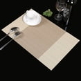 thumbnail image 4 of Tapete de mesa lavable antideslizante, manteles individuales resistentes al calor de PVC, manteles individuales de cocina, un juego de 5 manteles individuales de 30x45 cm., 4 of 5