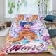 thumbnail image 2 of Club Winx Conjunto de sábanas temático, trío de piezas, cómodo y amigable con la piel, diseño único, regalo de decoración para el hogar para familiares, amigos y fans, 90 cm * 190 cm, 2 of 6