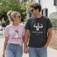 thumbnail image 3 of Goose Couple Comfort Colors Shirt, Personalized Mama Goose Dada Goose Tee, Funny New Parents Gift, Pregnancy Announcement Outfit Set, 3 of 7