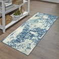 thumbnail image 4 of Maples Rugs Horizon Modern Abstract Arctic Blue Washable Hallway Runner Rug, 2' x 6', 4 of 6