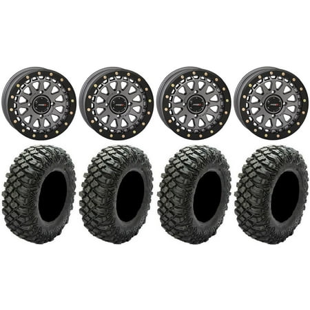System 3 SB-6 15 Wheels Gunmetal (6+1) 33 Crawler XR Tires Polaris RZR XP 1000 / PRO XP / Ranger XP 900/1000 System 3 SB-6 15 Wheels Gunmetal (6+1) 33 Crawler XR Tires Polaris RZR XP 1000 / PRO XP / Ranger XP 900/1000