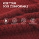 thumbnail image 3 of Jersey para perro IEcoII XL rojo oscuro de punto cálido sin mangas, 3 of 8