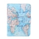 thumbnail image 3 of Titular de Pasaporte PU Cuero estampado BRILLAR # mapa, 3 of 10