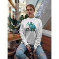 thumbnail image 2 of Japanese Symbol Of Luky. Sweatshirt Women -Image by Shutterstock, Female 5X-Large, 2 of 4