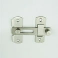 thumbnail image 1 of Allume 4Pcs Stainless Steel Door Bolt Latch Slide Catch Lock Home Safety Gate Hardware Silver, 1 of 4