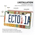 thumbnail image 5 of Coolnut Mexican Talavera License Plate Frames 2 Pack, Waterproof Aluminum Alloy Car Tag Holder 2 Holes License Plate Covers with Screw Caps Auto Accessories, 5 of 7