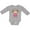 AC-Heather Grey, variant on Inktastic My Grammie Loves Me Girls Long Sleeve Baby Bodysuit