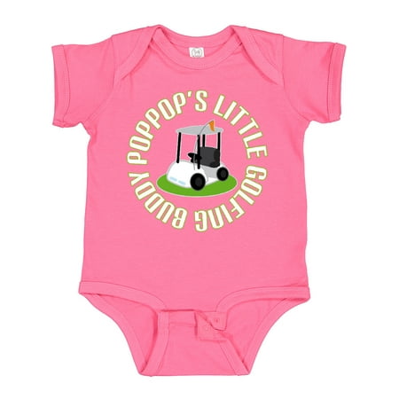

Inktastic PopPop Little Golf Buddy Gift Baby Boy Bodysuit