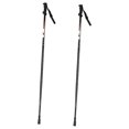 thumbnail image 1 of Almencla Ski Poles Aluminum Poles Ergonomic Handle Strong Lightweight Portable for Winter Sports Snowshoeing Skiing Outdoor Adventures Black, 1 of 8