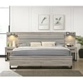 thumbnail image 3 of Roundhill Furniture Wallbed Bed, Dresser, Mirror, Chest, and 2 Nightstands, Weathered Gray, King, 3 of 20