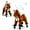 Brown, variant on Kinsuite Kids Plush Toy Rocking Horse - Walking Toddler Riding Toy Animal Rocker Brown Pony Ride on Plush with Wheels & Sound