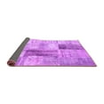 thumbnail image 2 of Ahgly Company Indoor Rectangle Patchwork Purple Transitional Area Rugs, 8' x 12', 2 of 4