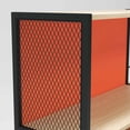 thumbnail image 3 of Estantería ancha metálica de madera MU:4LIFE multiusos 158 cm ancho 30 cm profundidad 94.5 cm altura, 3 of 6