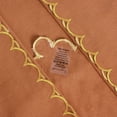 thumbnail image 6 of Fingercraft Cloth Napkins, Everyday Use Reversible Scallop Design, Cotton Linen Blend Napkin Set of 6 Perfect for Parties Dinners Weddings Christmas Napkin Cloth 20x20 Inch Rust, 6 of 8