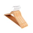 thumbnail image 4 of 10 perchas de madera para ropa, perchas para pantalones, organizador de armario resistente con Color de la madera, 4 of 9