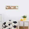 thumbnail image 6 of 2X Kids Dinosaur Wall Mounted Coat Hooks Wooden Door Hanger for Boys Bedroom Nursery Playroom Decorations -White,2 x Coat Hooks,White, 6 of 7