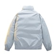 thumbnail image 5 of XIAONU Two Tone Lined Reversible Stand Collar Puffer Jacket For Men Lightweight City Commute Outer Coat, 5 of 8
