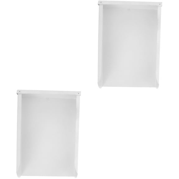 WORGEOUS 2pcs Water Downspout Splash Block Rain Downspout Drain Extender Down Spout Drain Tray