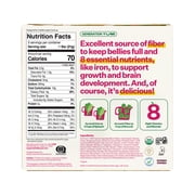 YUMI Organic Strawberry & Rhubarb Toddler Snack Bars - 5 Count, 3.7oz